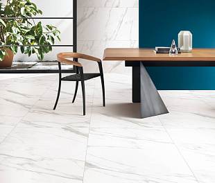 Плитка напольная керамогранит Calacatta White Marble Polished